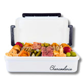 Charcoolerie chilled snack box front view with 16 compartments for organized snacks