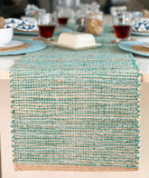 Chardin home natural jute table runner 13x72 highlights rustic texture for farmhouse dining