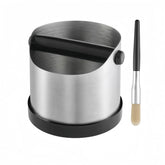 CHDEXU coffee knock box small stainless steel for compact countertops and easy coffee grounds disposal.