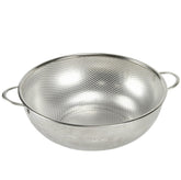 Chef Craft Select 5-qt colander with 11-inch opening for easy pasta and veggie draining.