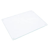 Chefcaptain tempered glass cutting board viewed top down, extra large surface for meal prep
