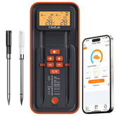 ChefLab AI Meat Thermometer dual-probe enables precise monitoring of two dishes.