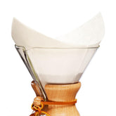 Chemex bonded square filter 100-count pack for pure, clean brews.