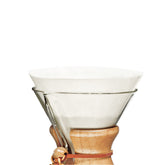 Chemex Circle Filter 100ct pack front view, designed for a cleaner cup.