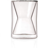 Chemex double-walled mug on white background shows sleek insulation for hotter drinks and cooler handling.