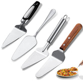 CHENGU wood-handle pie spatula for comfortable serving and precise control