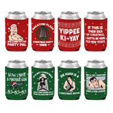 Cheroloven Die Hard can cooler sleeve featuring Nakatomi Plaza design keeps drinks icy cold.