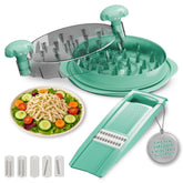 The Chicken Shredder Twist Large Set sits on a stable base for easy shredding.