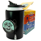Chill-N-Reel hand line reel integrated into the cooler for hands-free fishing on the go