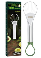 CHOHEY avocado slicer with ergonomic handle for comfortable, precise cuts.