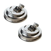 CHOULULUED stainless steel wide-mouth lid on a mason jar for secure, fresh storage