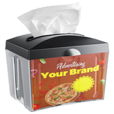 CHUANGDIAN Tabletop Napkin Dispenser Black provides quick, tidy service at the counter.
