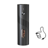 Circle Joy electric pepper mill with top-loading design for mess-free refills.