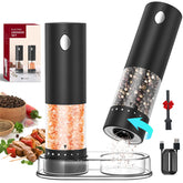 CIRCLE JOY electric grinder set with base storage keeps countertop tidy and spices ready