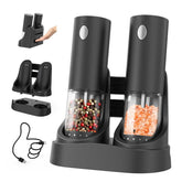 Circle Joy electric grinder front view showing sleek design and ergonomic one-handed use