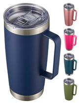 CIVAGO 20oz tumbler with lid and straw for spill-free travel