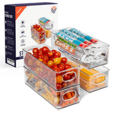ClearSpace pantry bin with handles for portable organization.
