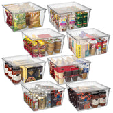 ClearSpace XL fridge-bin-with-lid for easy fridge organization and quick access