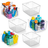 ClearSpace XL6-Pack clear bins for fridge organization and easy visibility