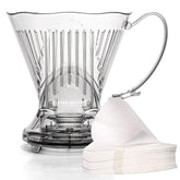 Clever Coffee Dripper on a mug enables precise pour-over.