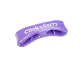 Click & Carry gel padded handle improves grip during heavy bag carries