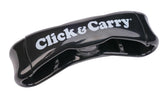 Click & Carry grocery bag carrier with gel padding cushions hands for comfortable shopping.