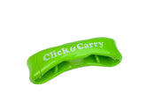 Click & Carry gel-padded handle close-up for comfortable, hands-free grocery bag carrying.