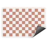 Clinuse Coffee Mats close-up highlights diatomite absorption for a drier kitchen counter.