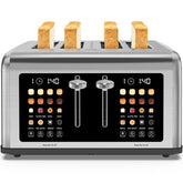 Clixane 4-Slice Toaster front view with sleek finish for a modern kitchen
