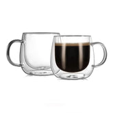 CNGLASS 10oz double-walled mug keeps hot drinks hot and hands cool