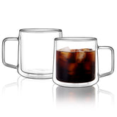 CNGLASS 15oz double-walled mug showcases insulation for hot drinks.