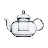 CNGLASS glass teapot stovetop safe for direct heating and quick brew.
