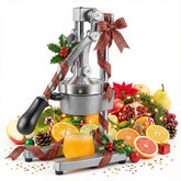 CO-Z manual citrus juicer gray base supports stable, mess-free extraction