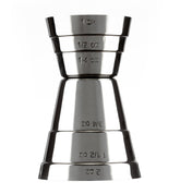 Cocktail Farmer US Standard Jigger with stepped sides for precise pours