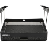 COFFEEKEEPERS under-desk drawer in black with compact slim profile for quick access