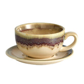 Coffeezone vintage design 12oz latte art cup enhances café-style presentation