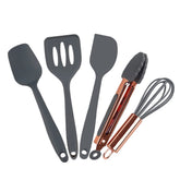 Collfa mini whisk in rose gold grey for quick, kid-friendly mixing