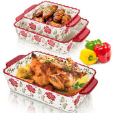 Coloch large ceramic baking dish for roasting and family meals.