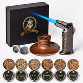 ComboJoy Bourbon Smoker Kit with torch: elevate whiskey at home with a smoky aroma.