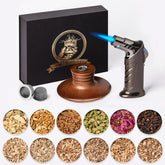 ComboJoy Whiskey Smoker Kit with Torch in action for richer cocktails