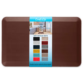 ComfiLife anti-fatigue floor mat top view in brown