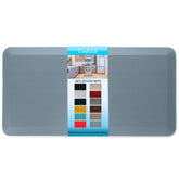 ComfiLife anti-fatigue floor mat with denim texture reduces foot fatigue during cooking.