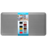 ComfiLife anti-fatigue floor mat in gray cushions long kitchen tasks.