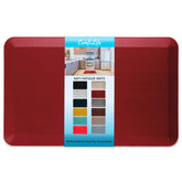 ComfiLife anti-fatigue mat red on kitchen floor cushions feet during long tasks