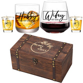 comfit Hubby & Wifey box lid engraving highlights a timeless wedding keepsake