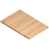 Comiling solid wood butcher block top with birch grain for warm kitchen surfaces