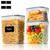 ComSaf 2.1 qt sugar container with clear body for quick checks