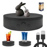 ComXim rotating display stand top view for detailed product shots with seamless 360° rotation.