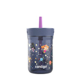 Contigo Kids Leighton spill-proof tumbler with Paw Patrol, space zodiac purple design for mess-free sips