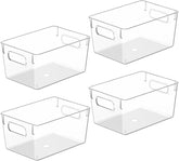 CONTROL KITCHEN clear storage bins for pantry organization and quick visibility.